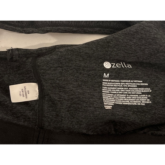 Zella Lola Live In Cropped Tank Charcoal Gray Sz Medium - Picture 4 of 4